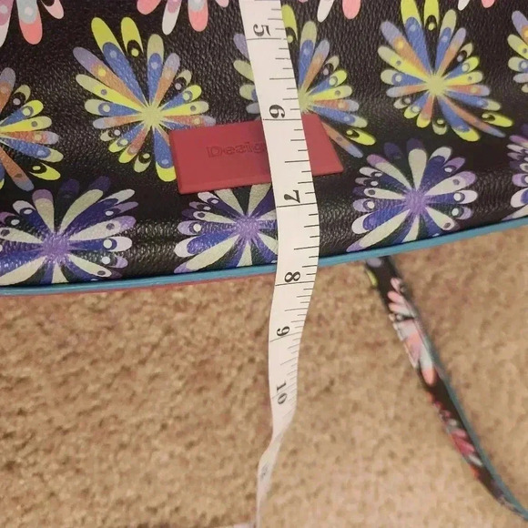 Women`s DESIGUAL Crossbody Bag Floral Print Multicolor  #O - Picture 8 of 8